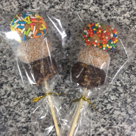 Paletitas de Bolitas de Manjar Surtidas